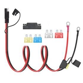 Ayecehi 768477174968 3.3ft Sae To O Ring Terminal Extension Cable 10awg Heavy Duty 2-pin Quick