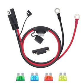 Sae0152 Billion Wealth 3.3 Ft Sae Connector 10awg Pure Copper Extension Cable To Ring Terminal