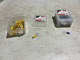 Bizline Biz230023 Box Of 37 Yellow 12-10 Awg And 81 Blue 16-14 Ring Terminal Wire Connectors