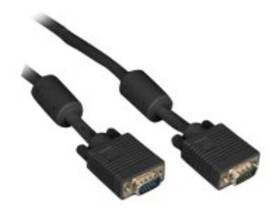 Blackbox Network Services 822088059820 Black Box Vga Video Cable With Ferrite Core Male/male 25-ft. 7.6-m