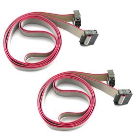 Frc-ftf-2r10p-1m-2 Bogzon 2pcs Flat Ribbon Cable 2.54mm Pitch 2 Row 10 Pin 3.3 Feet Pack