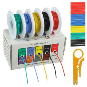 Bojack 762917230115 22 Awg Flexible Silicone Wire Electric Hook Up Kit 300v Cabl
