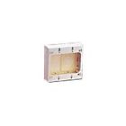 Box-nmw3-2 Wiremold White Legrand -metallic 2-gang