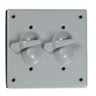 3212289 Boxes Gang Outlet Cover 082901219866 Ace Toggle Double