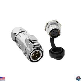 B0fk24r4cr Brand Zblzgp Lp12 Industrial 3-pin Metal Connector Durable Stainless Steel High-temp 120
