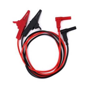 G23178 Btfo 2 Pcs Multimeter Test Wires With Insulated Clamps Heavy Duty Banana Plug To