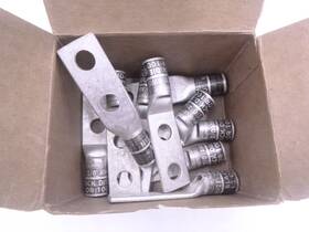 Ya26l2tc38 Burndy 10 Pack Two Hole Lug Compress 2/0 Awg Code Black 50220r