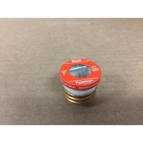 Fus01392 Buss Fusetron Dual Element Time Delay Fuse 20a 125 Vac 4 Per Pack