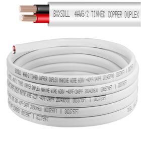 Bxxsdll 721410429198 Duplex Marine Wire 4 6 8 10 Gauge Tinned Copper Waterproof Red And Black Outdoor