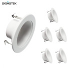 Ca-43 Signstek Pack Inch Recessed Can Light Trim With Baffle Design