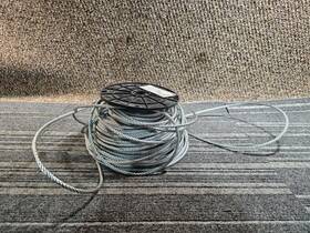 7000827 Campbell 1/4 Inch 7 X 19 250ft Fiber Core Wire Rope Galvanized Construction