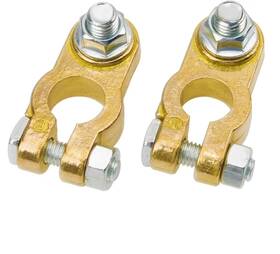 Bt-br-me-12 Cannonfish Universal Brass Battery Terminal Connectors Top Post Terminals Clamp