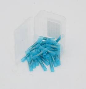 Hs-06 Captains Locker Hs-06- Marine Hdpe Heat Shrink Blue Butt Connector 16-14 Awg 30-pack