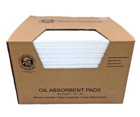 Op-156 Captains Locker Marine Heavy Duty Oil Only Absorbant Pads 15 Inch X20