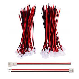 Cermant Celent Cl72 40pcs 20pairs 1.25mm 2 Pin Mini Micro Male 1.25 Mm Red And Black