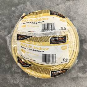 147-1602br Cerrowire 12/2 Nm-b Copper Cerro Wire Solid Yellow 50 Ft With Ground Romex Indoor