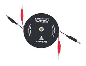 Asrtl05 Changzhou Fenfei Technology Co. Ltd 2 Wire 30 Retractable Test Leads With Inch Alligator Clips 18 Gauge Electrical