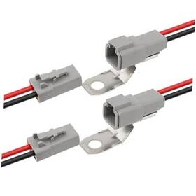 Ljq202507 China Dtp 2 Pin Waterproof Connector With 12 Awg Cable Automotive Electrical