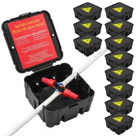 Cichkely 726208286090 Open Splice Junction Box 12 Pack One-piece Box. Repair