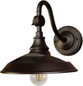 Sbl738 Classy Caps 696598522422 Dark Bronze Solar Barn Light
