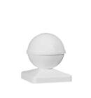 Bp944 Classy Caps Ball Pvc 2 Piece Post Cap With White Finish