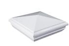 Ne855 Classy Caps New England 2 Piece Pvc Post Cap With White Finish