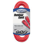 Coc02407 02407 Cci Vinyl Outdoor Extension Cord Amp Red 029892324070