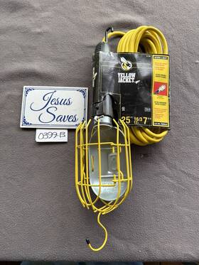 2893 Coleman Cable Yellow Jacket Work Light 16/3 Inch X 25