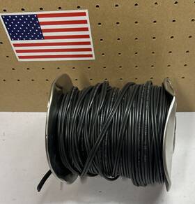 55266 Coleman Cable 04-08 16/2 X 250 Underground Landscape Black Spool Low Voltage Wire
