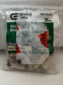 1002747511 Commercial Electric Winged Wire Connectors Tan 15-pack