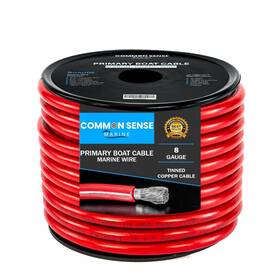1426 Common Sense Marine 313055164123 8 Awg Ul The Real Thing Wire - Tinned Copper Primary/battery Boat