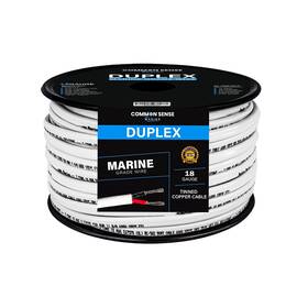 Mw18-2-rdbk-100 Common Sense Marine 18 Gauge 2 Conductor Wire - 100 Ft Duplex Flat Grade Tinne