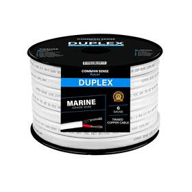 Mw6-2-rdbk-30 Common Sense Marine 6/2 Awg Ul 1426 The Real Thing Duplex Flat Wire - Tinned Copper Boat