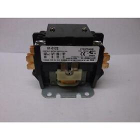 01-0122 Contactor 2-pole 120 Volt Coil 40 Amp Res 50 240/277/480/600
