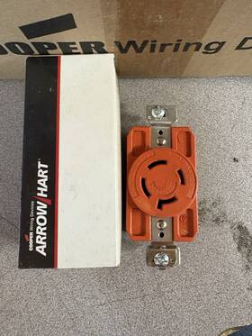 Igl16-20r Cooper Lot Of 5 20 Amp 480v 3 Phase Locking Receptacle Ig S11