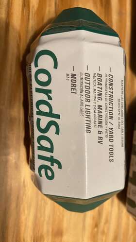 Cordsafe 864355000166 Nwt Lot Of 11 Green Safety Electrical Cord Cover Protector