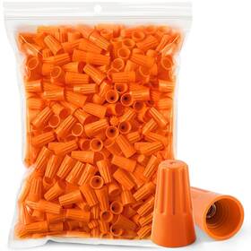 Crweety 751717273682 600pcs Wire Connectors Nuts 18-16 Awg Electric Caps Insulating Insert T