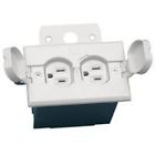 . Cu. Electrical 1-gang Kit-b121bfbrr 21 Floor Carlon Receptacle