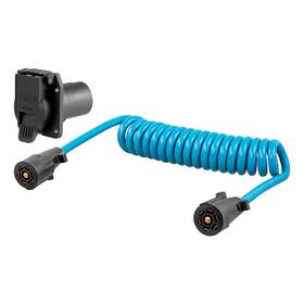 57284 Curt 8-foot Flat Towing 7-way Rv Blade Wiring Extension Harness And Usc