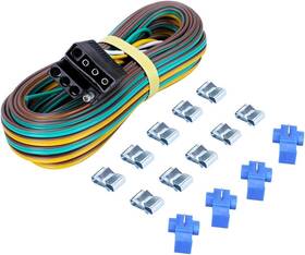 102016 Czc Auto Trailer Wiring Harness Kit 4-way Wishbone Style Y 18awg Pure