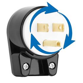 Yda-063 Dealtus Etl Listed 90 Degree Usa Canada Male Nema 5-15p 3 Pole Angle Diy Plug 15a 12