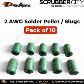 Deka 05499 2 Awg Solder Pellets/slugs Color Code Green 10 Per Package