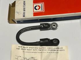 12011602 Delco Packard 2js-13 Nos Battery Cable Wire And Heavy Duty Top Stud