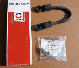 12011603 Delco Packard 2mj-13 Nos Battery Cable Wire And Heavy Duty Top Stud