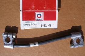 6296315 Delco Packard Nos Ej-8 Battery Cable 10.5 Inch Wire And Top Post