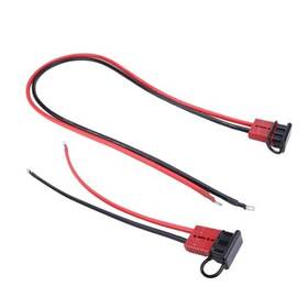 Qd5050x Dfuorty 7 Ft Quick Disconnect Winch Power Cable 4 Gauge Awg Copper Wiring For Easy