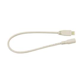 Diode Led Di-tr-pwr-dc-w Dc Plug Connector - 12 Inch White