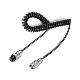Dotdottech Xlr8 Fumei 8 Pin Mic Extension Cable 1.8m Durable Coiled Compatible With Kenwoo