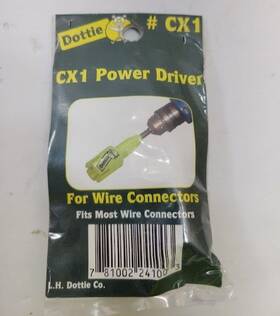 329795 Dottie New L. H. Bird Cx1 Power Driver For Most Wire Connectors