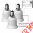 E12-e27 Jackyled Light Sockets Electric Tool Home Improvement Chandelier Standard Bulbs